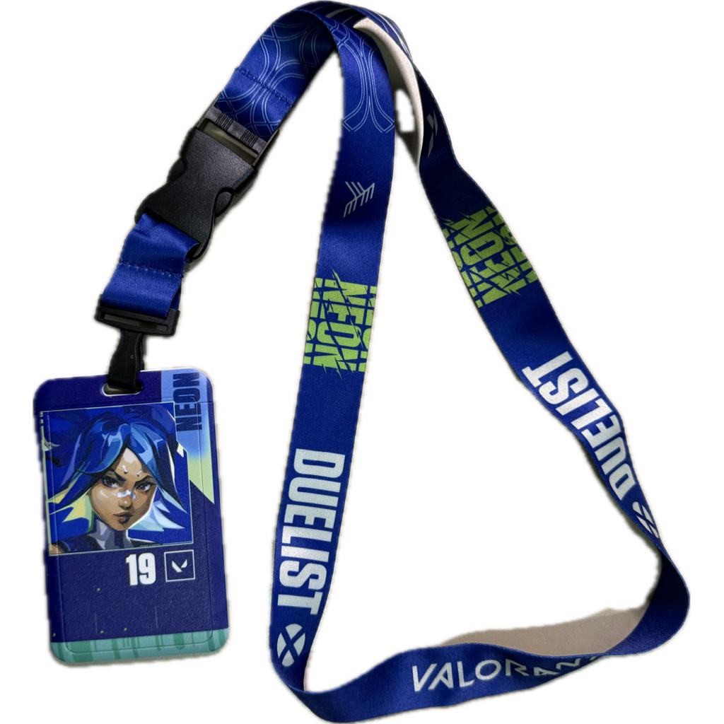 ของแท้ Agent NEON VALORANT Card Strap Offline Gift