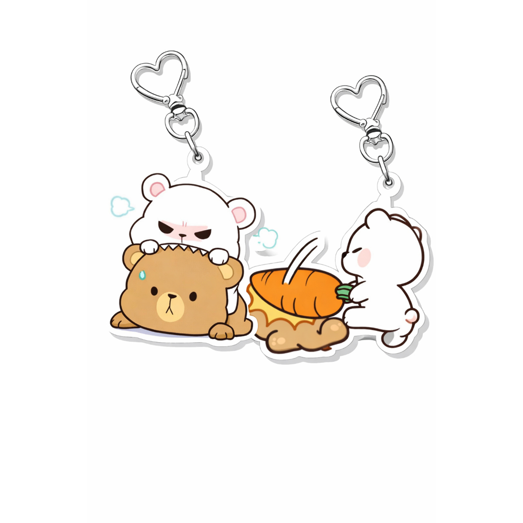 Cunning White Bear และพวงกุญแจเพื่อนหมีอาญา