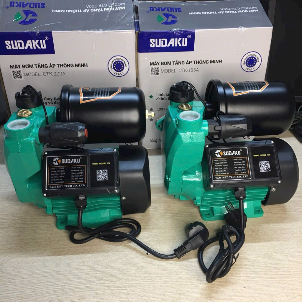 ปั๊มแรงดันอัจฉริยะ 155W CTK-155A ยี่ห้อ SUDAKU