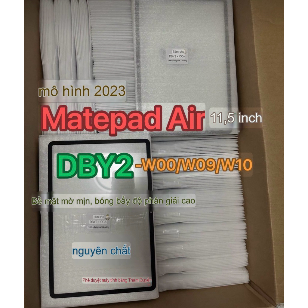 Huawei MatepadAri / DBY2 กระจกลามิเนต -W00/w09/w10 พร้อมกาว oca