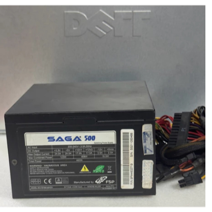 FSP SAGA 500 460W พาวเวอร์ซัพพลายคอมพิวเตอร์ – PSU Zin ทนทานสําหรับพีซี