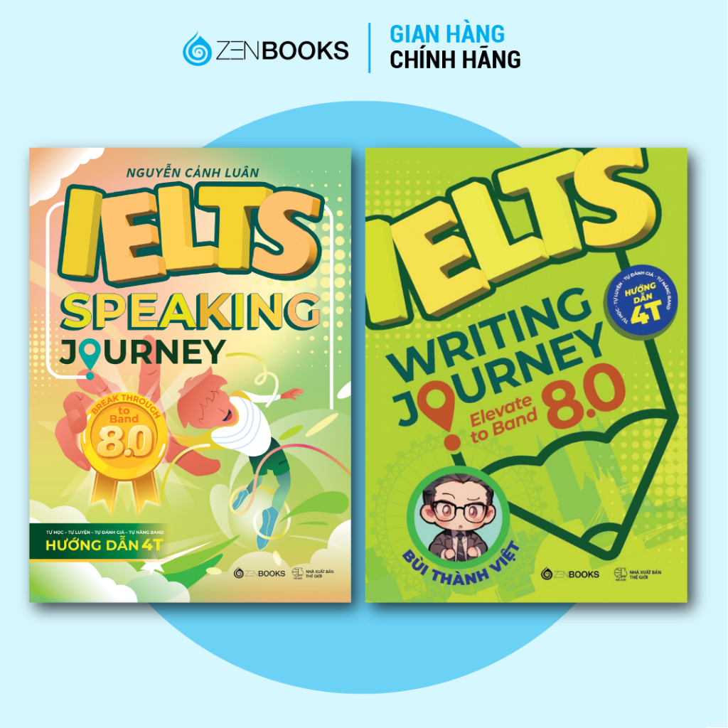 หนังสือ IELTS JOURNEY ขั้นสูง Combo: IELTS พูด 8.0 และ IELTS Writing 8.0
