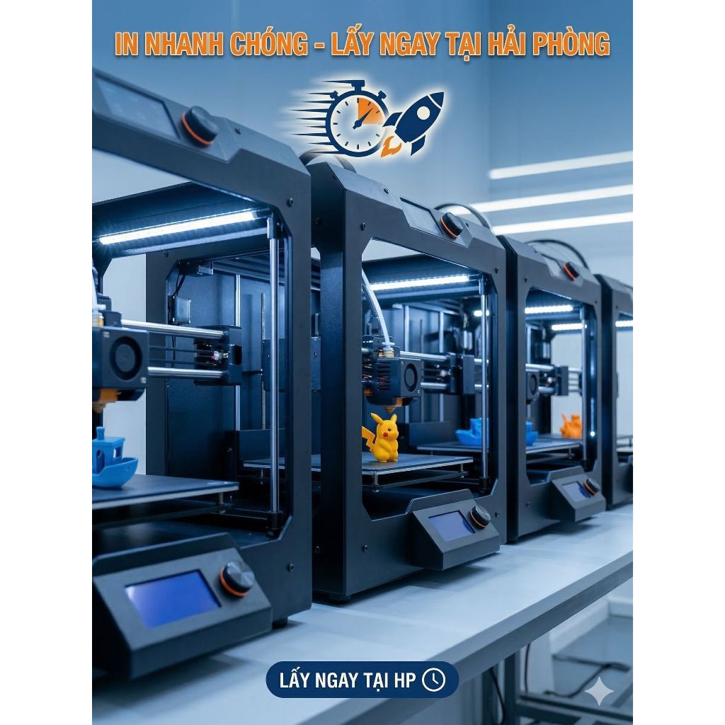 พิมพ์ 3D Fast FDM 600 VND/กรัม ใน Hai Pong