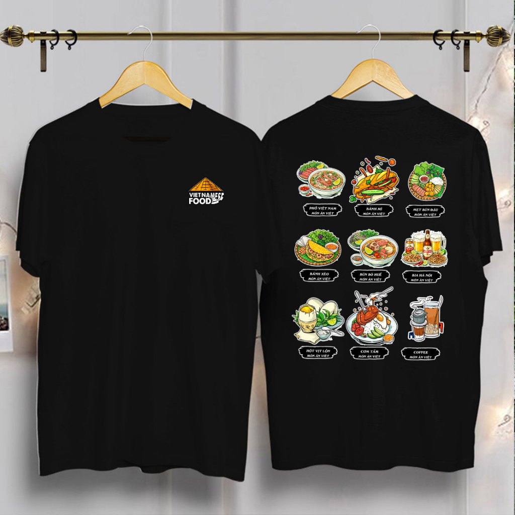 [ผลิตภัณฑ์ที่ดี] เสื้อยืดอาหารเวียดนาม - BEESKY x Vietnam Food Collection เสื้อยืด Unisex สําหรับผู้