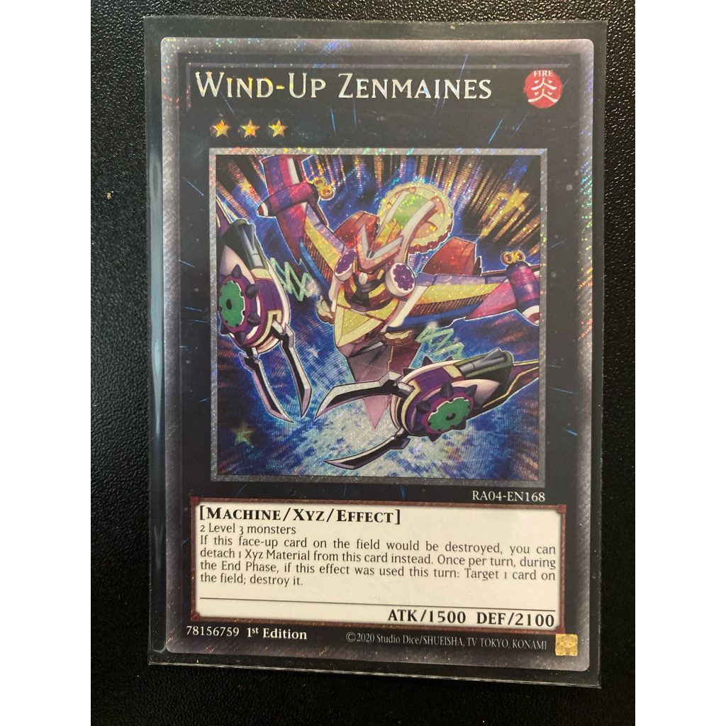 Zenmaines Wind-Up - Platinum Secret TCG UK - RA04-EN168