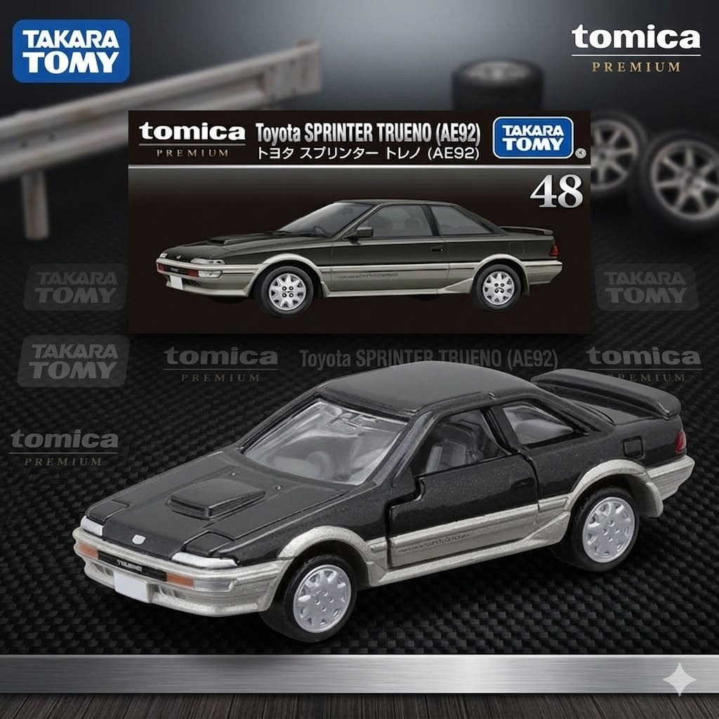 โมเดลรถ JDM ในตํานาน - Tomica Premium Toyota Sprinter Trueno (AE92) 26