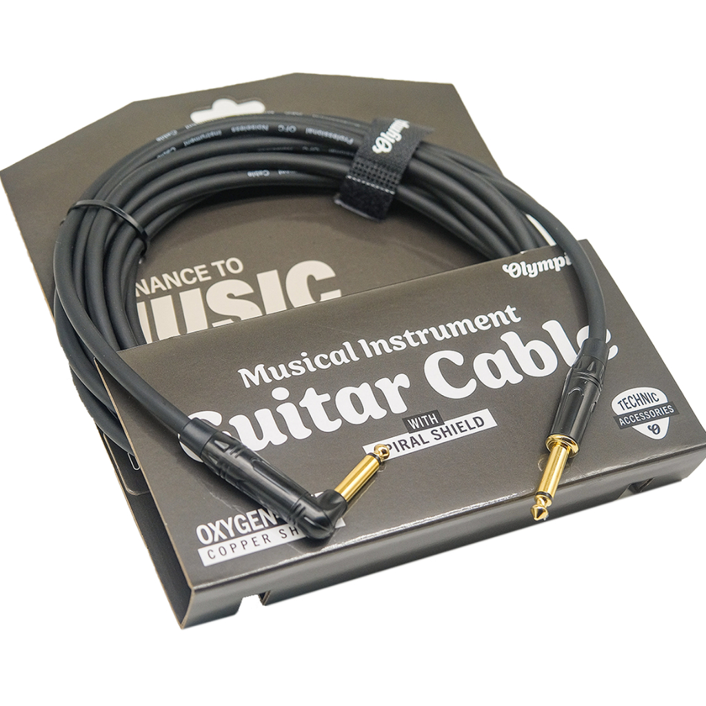 Line Jack Olympia OGC สายป้องกันการรบกวน 3 ม. และ 6 ม. พร้อมเสียง สายกีตาร์คุณภาพสูงของเกาหลีของแท้