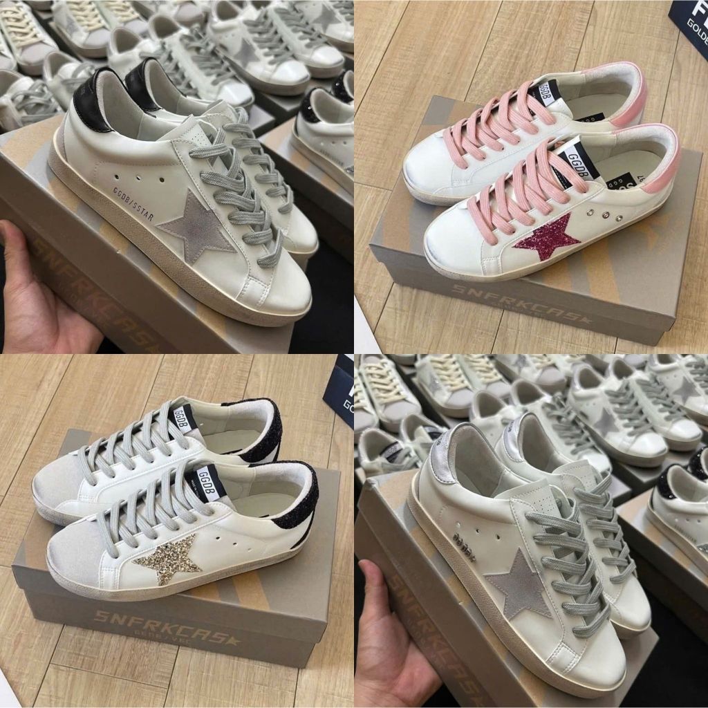 รองเท้าผ้าใบ Golden GGDB Star พร้อมเลื่อมทุกขนาดสําหรับผู้ชายและผู้หญิงเทรนด์