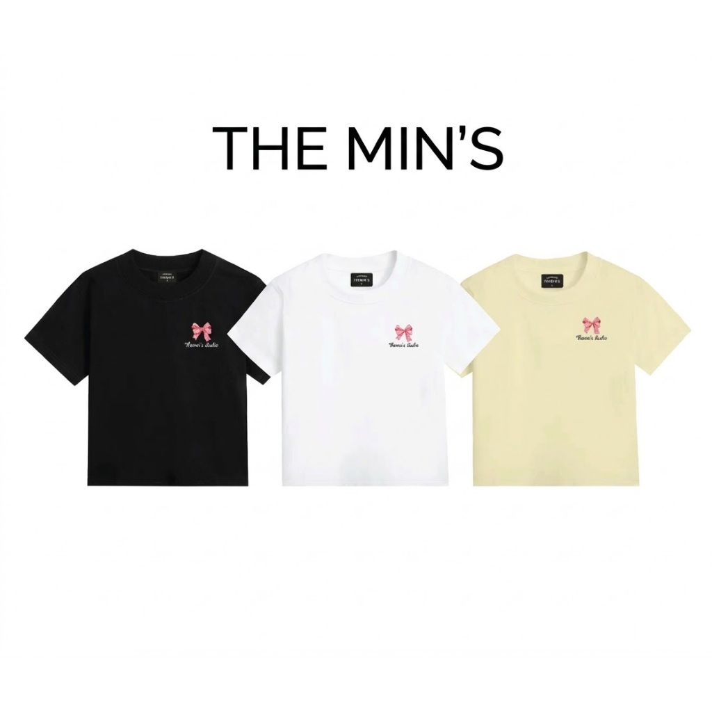 Local Brand Baby Tee The Mins The Coquette Tee TM30 ผ้าคอตตอน 100%