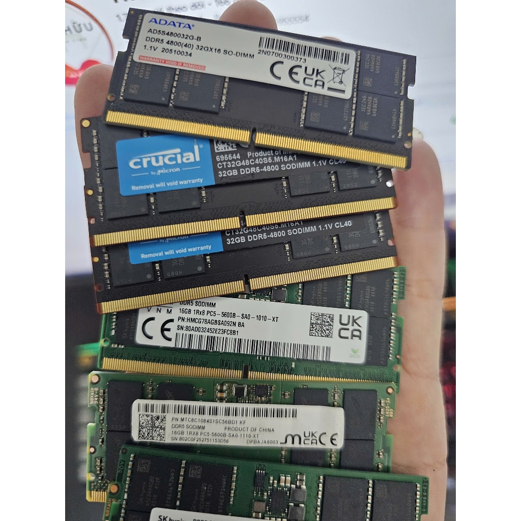 แล็ปท็อป Ram DDR5 16G 8G 4G Bus 4800 5600 - 1 ปี
