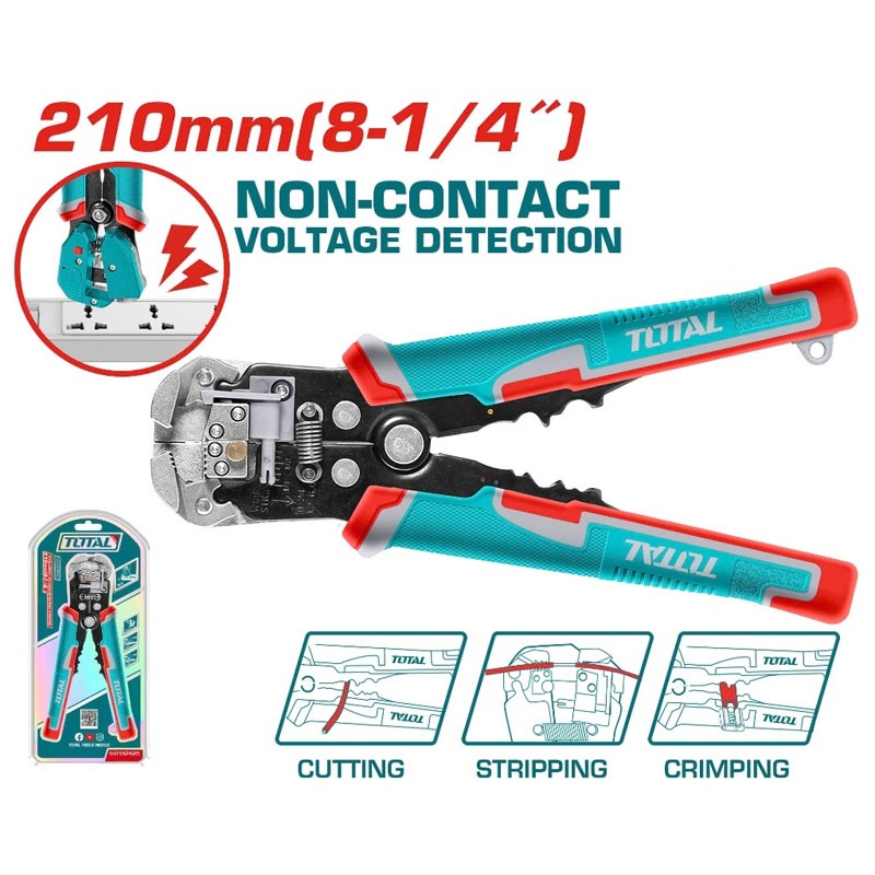 Total THT เครื่องปอกสายไฟอัตโนมัติอัจฉริยะ152429 – อเนกประสงค์ สะดวก สําหรับช่างไฟฟ้า