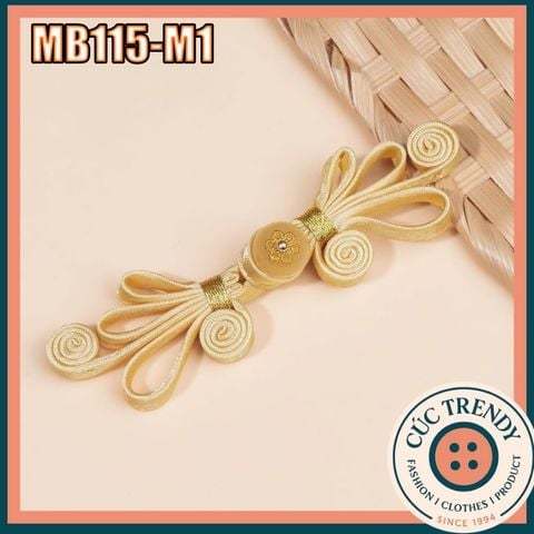COMBO 2 Ao Dai Accessories ชุดธรรมะ MB115 ขนาด 75mm มีหลายสีผสม super pretty เสื้อสุดน่ารัก