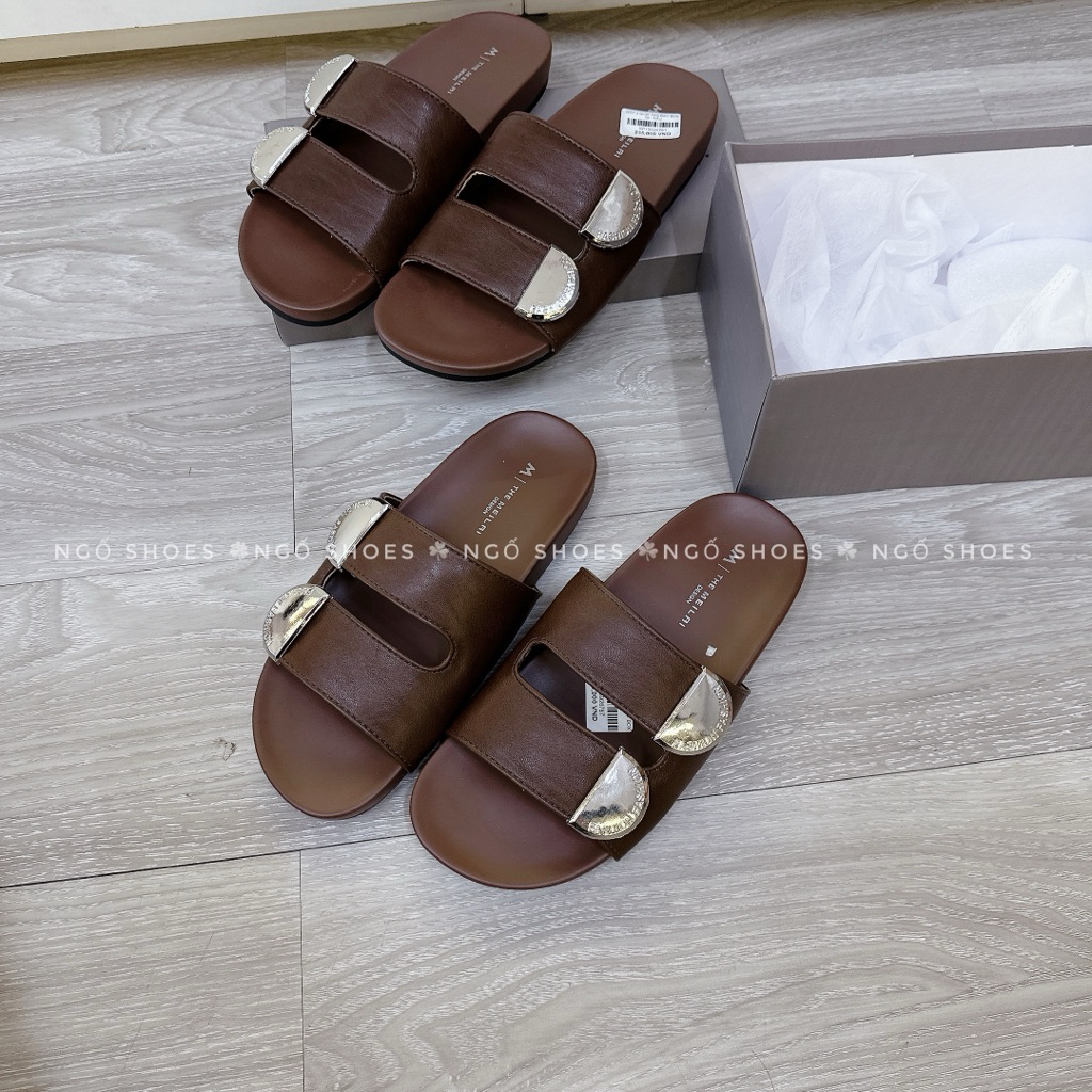 [PHOTO SHOES] รองเท้าแตะรัดส้น 2 สาย ป้ายทองแดง ฮอตฮิต สินค้า Qc Fullbox