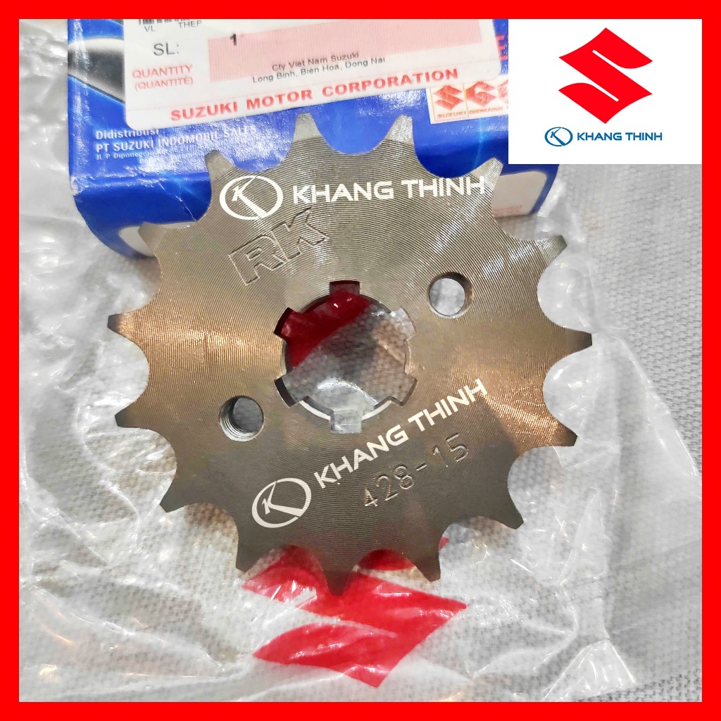 เฟืองขับ (สเตอร์) Suzuki Raider Fi / GSX 150 - สินค้าแท้