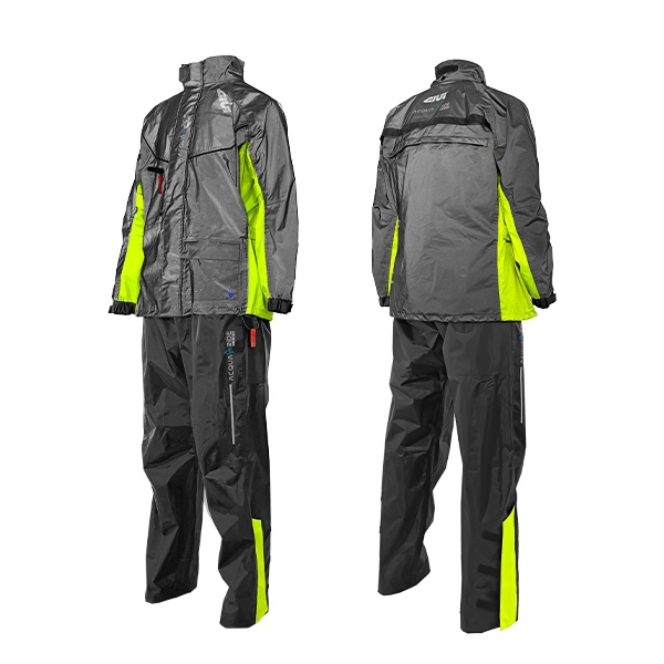[GENUINE] Givi ARN04 Acquaride Neon Premium Raincoat Set - กันน้ํา 20,000mm สะท้อนแสง 3M