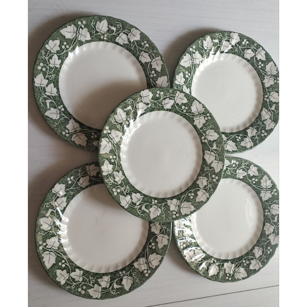 Churchill English Plate Set, Mino Plate by Takuo Kato
