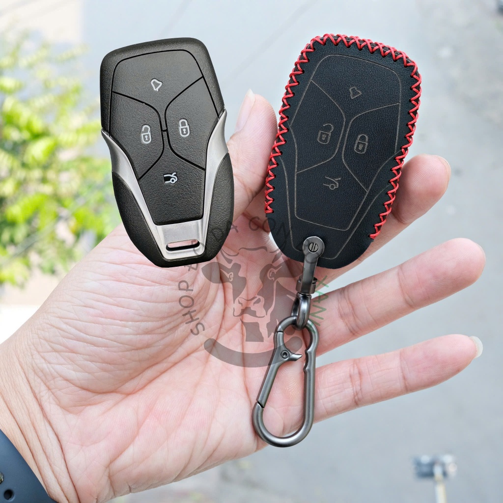 Vinfast VF6 VF7 VF8 VF9 2026 2027 ปลอกกุญแจหนัง หนังแท้ทํามือใหม่ 004b