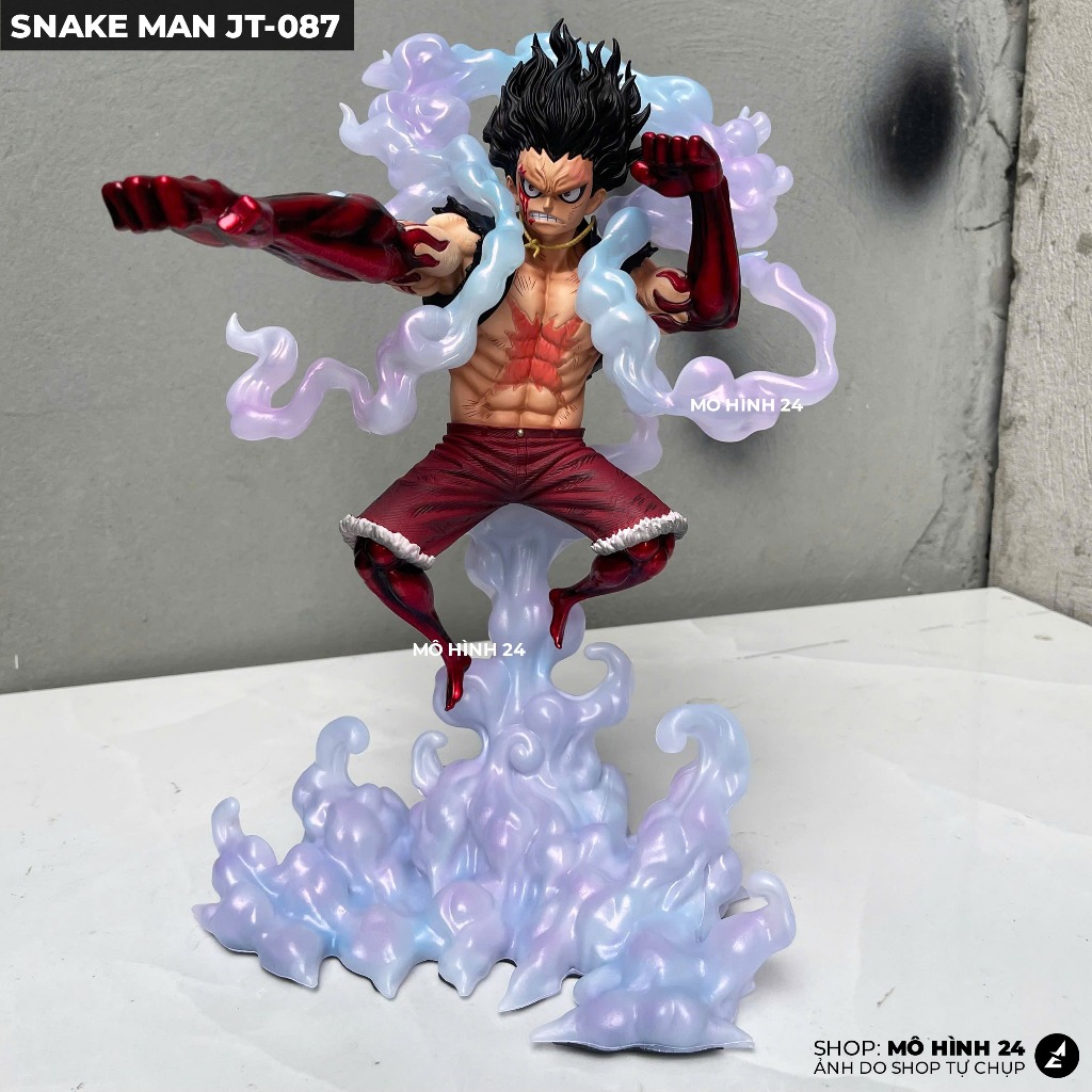 Luffy Snake Man รุ่น jt JT-087 32 ซม.One Piece ของเล่นตกแต่ง One Piece Luffy Gear 4 Snakeman ของแท้ 