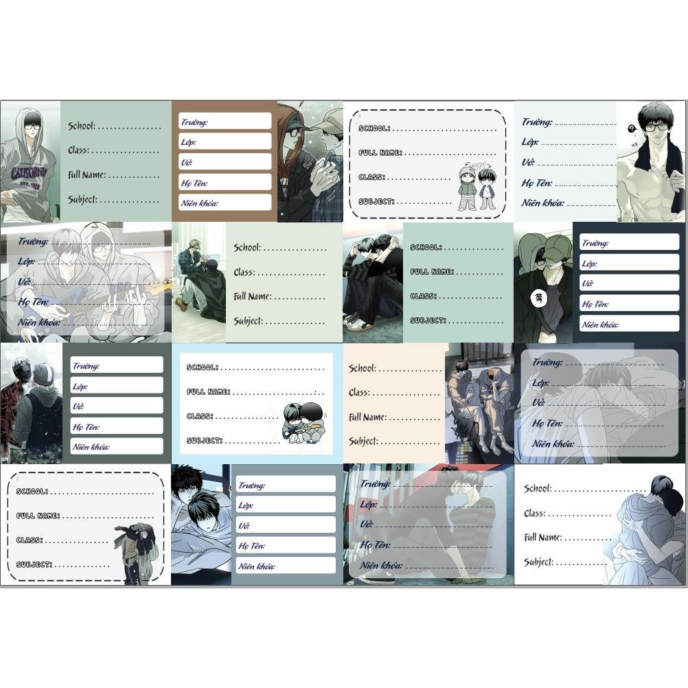 ป้ายสมุดโน๊ต มีความสุข Twogether 16 ชิ้น (สินค้าดีไซเนอร์)