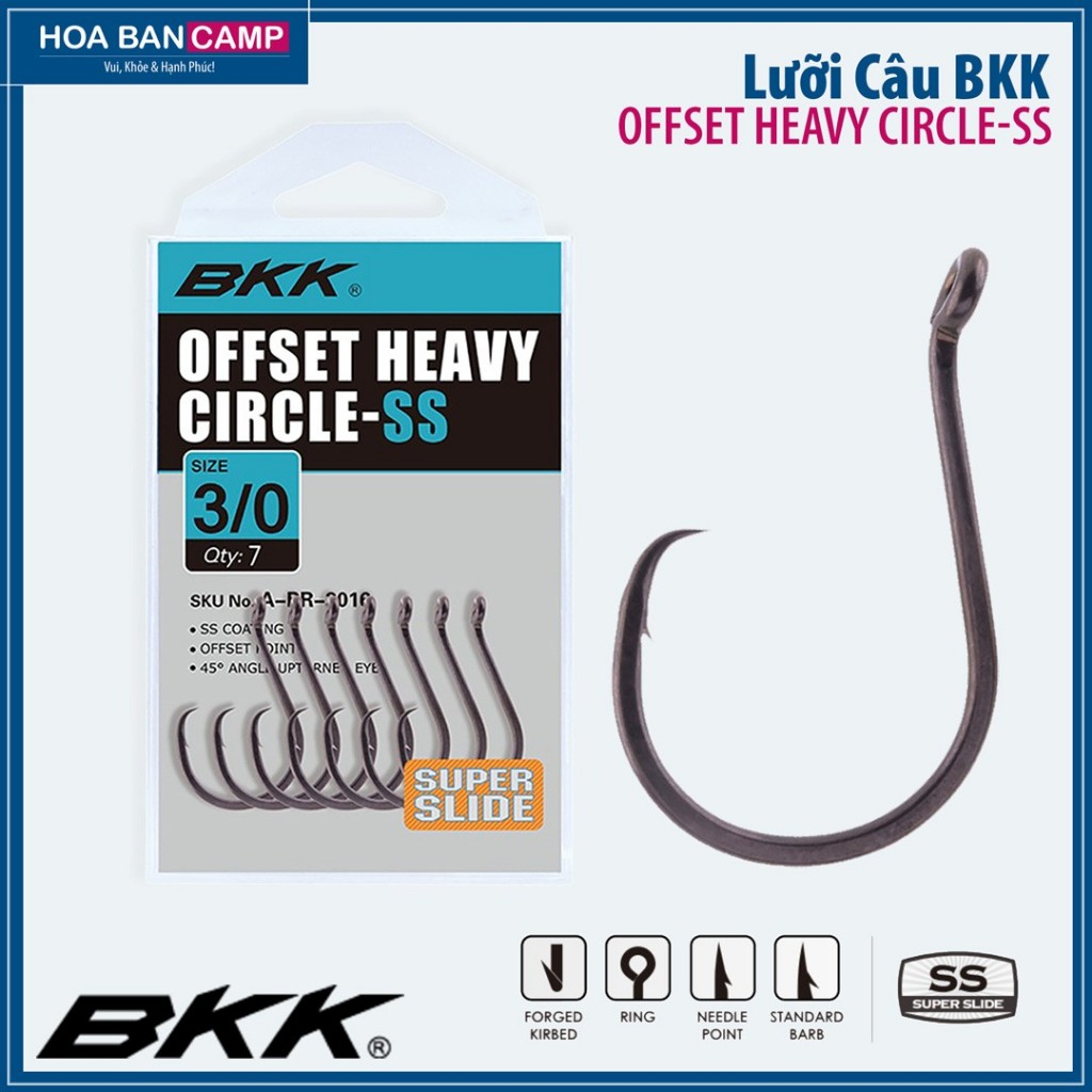 BKK Offset Heavy Circle-SS Fishing Hook