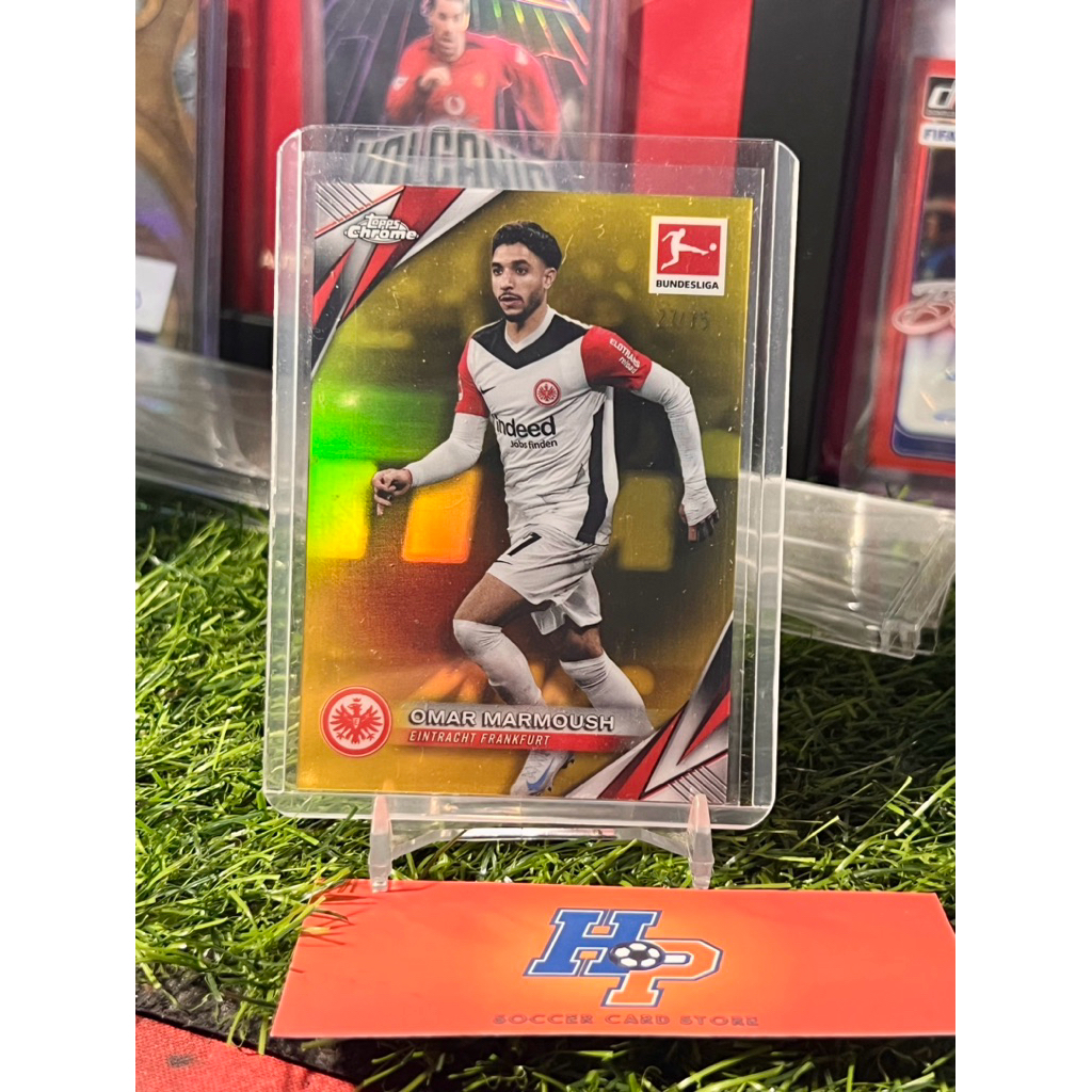 การ์ดฟุตบอล Omar Marmoush /75 Topps Chrome Bundesliga 2024/25