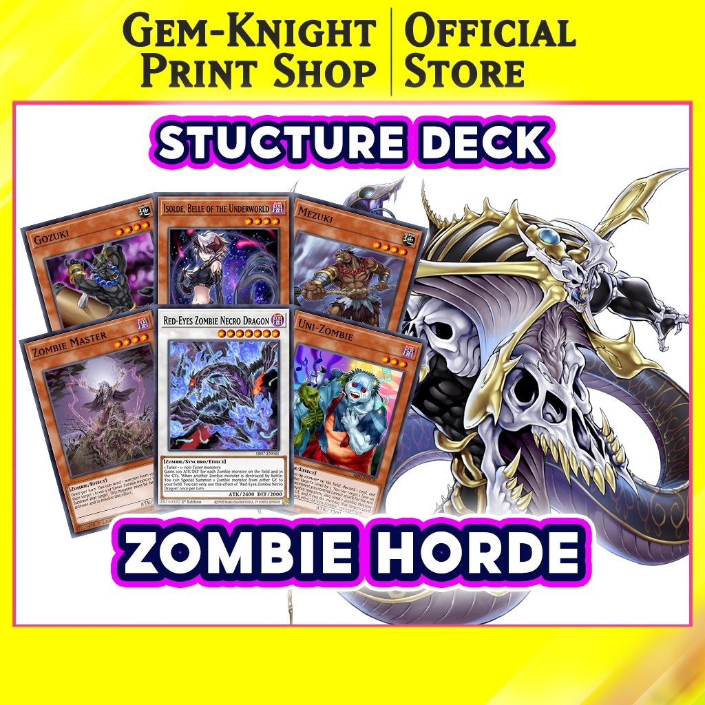 [การ์ดพิมพ์ลาย] Yugioh Deck - Structure Deck: Zombie Horde
