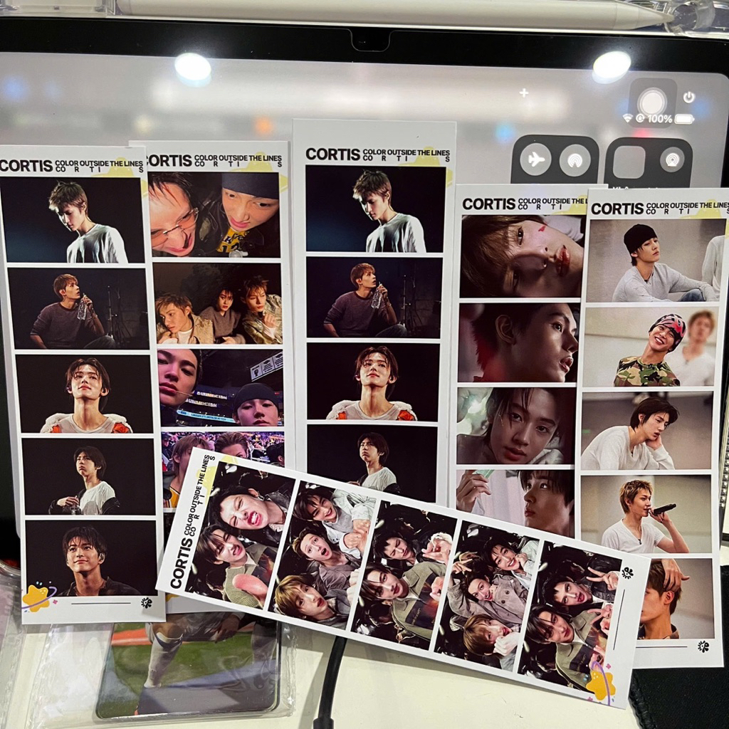 Cortis Photobooth Combo 5 แผง – Mini Idol Photo Set คุณภาพสูง