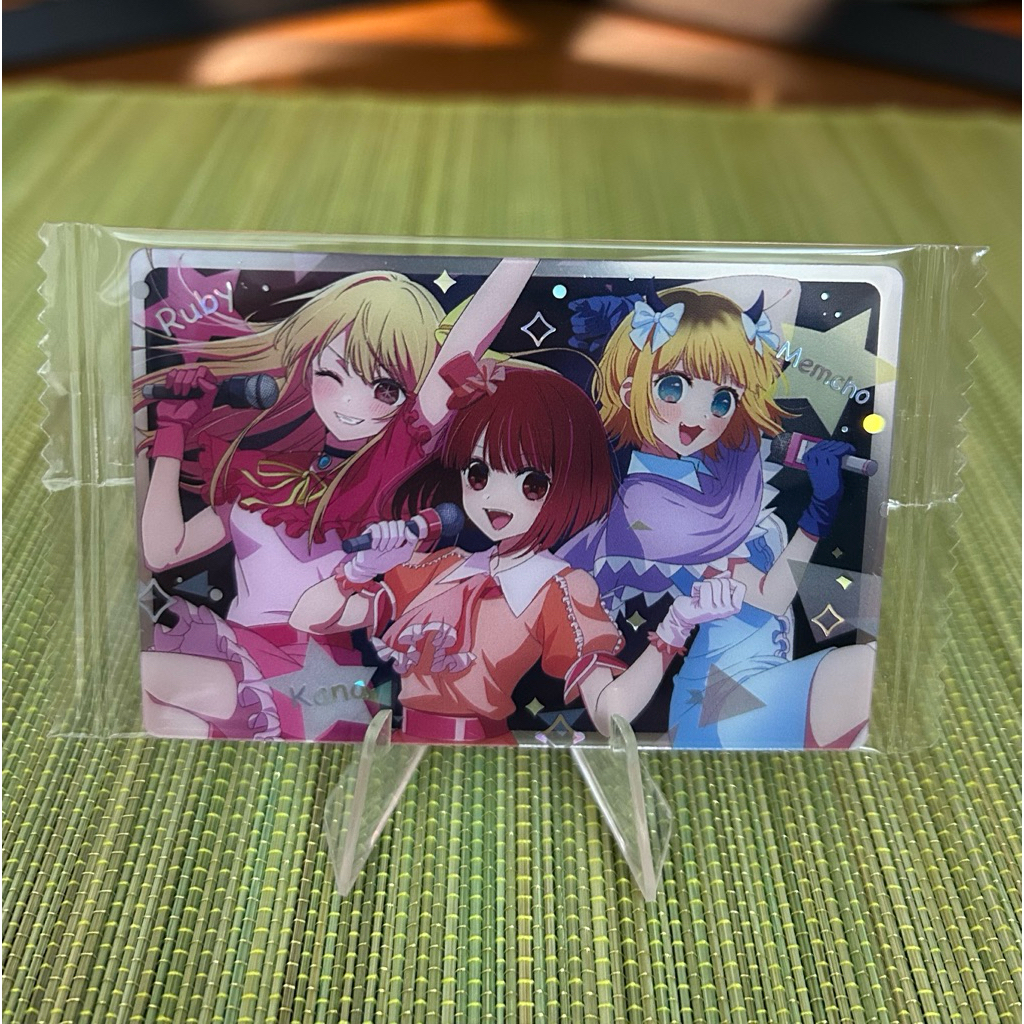 SP Oshi no ko การ์ดเวเฟอร์โลหะ