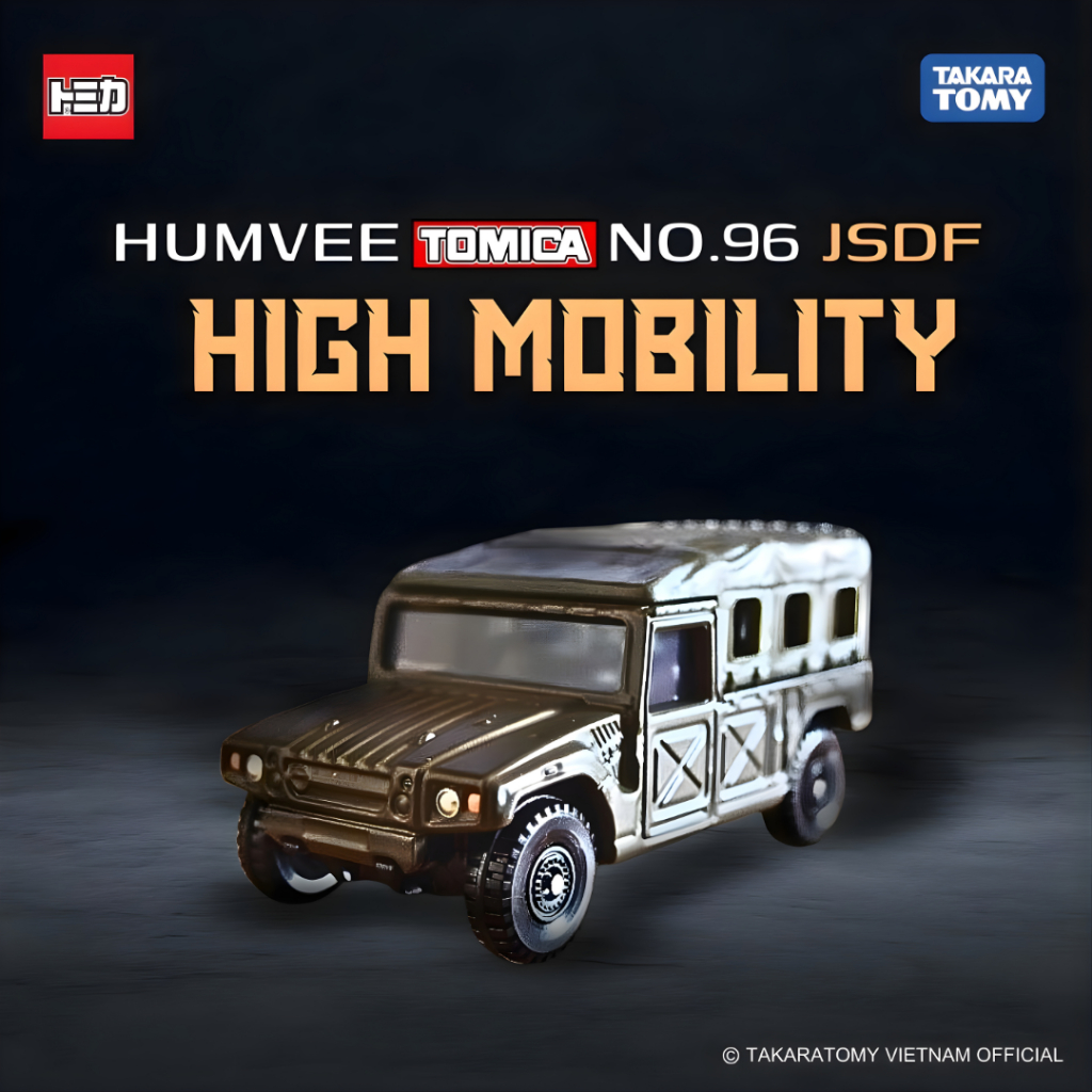 Humvee Tomica No.96 Jsdf High Mobility Military Model Vehicle 102571 Fullbox ของแท้ Takara Tomy - Vi