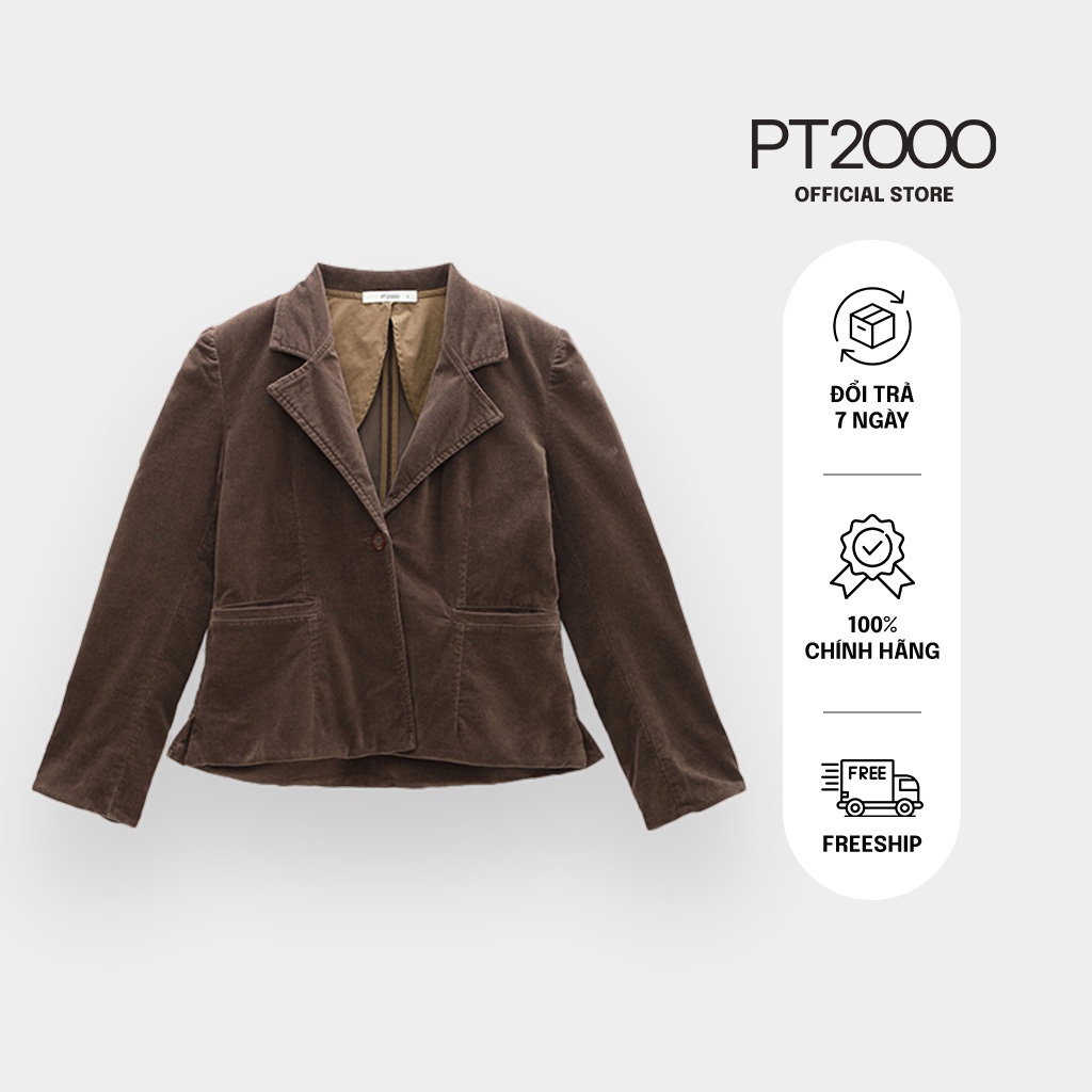 เสื้อแจ็คเก็ตกํามะหยี่ผู้หญิง PT2000 กํามะหยี่เนื้อนุ่ม เรียบหรู (AK-V22)