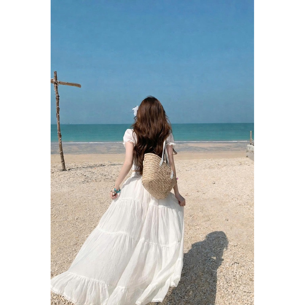TABISHOP ชุดเสื้อคล้องคอเปิดไหล่พร้อมกระโปรงหางปลา รูปที่ 4