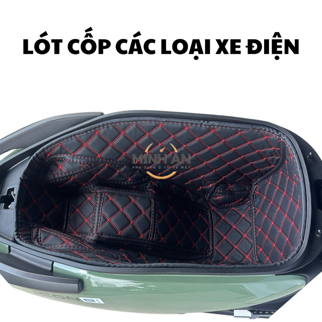 กันกระแทกฉนวนหนัง Trunk Liner HONDA ICON e YADEA VOLTGUARD DATBIKE QUANTUM รถจักรยานยนต์ไฟฟ้า Trunk 