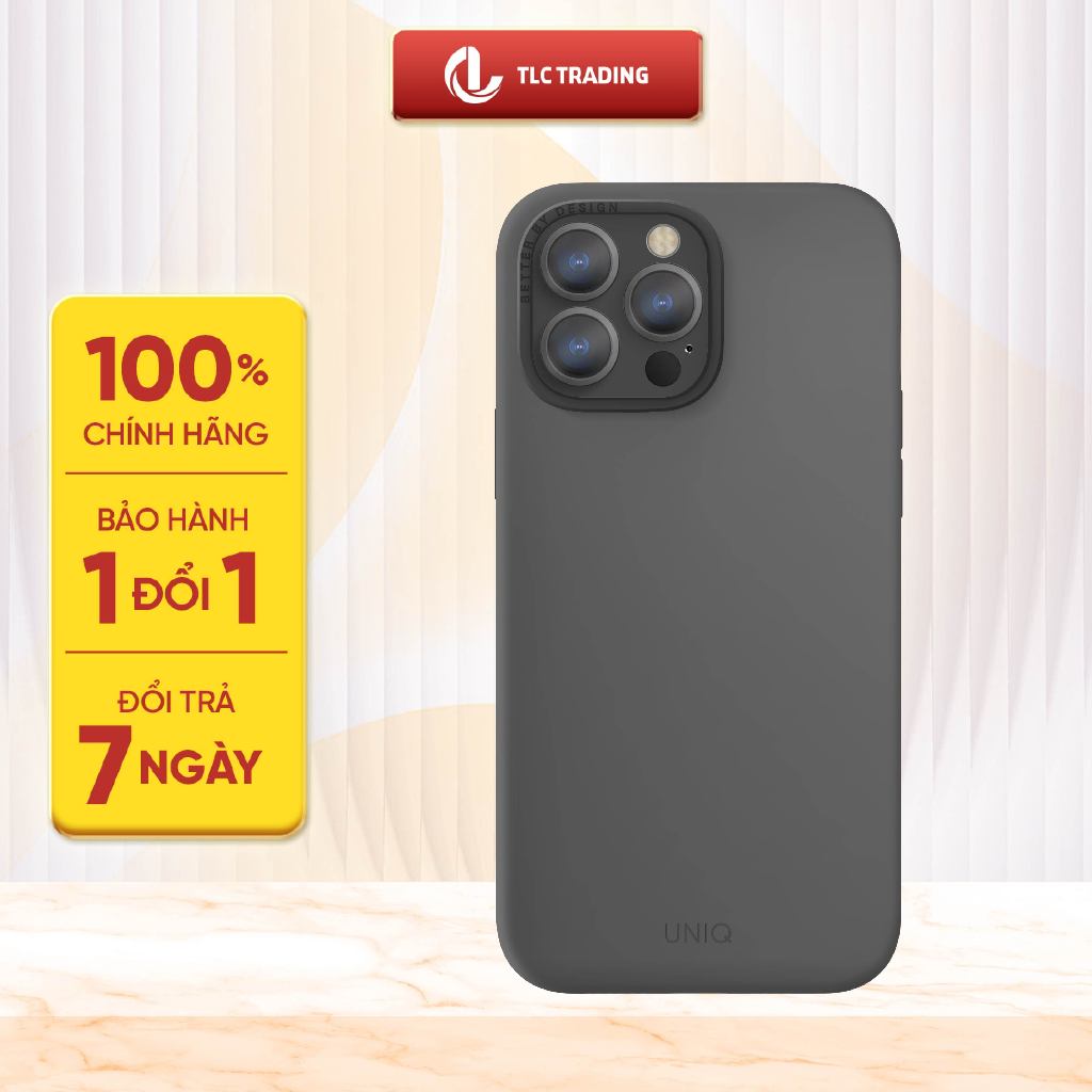 Uniq Hybrid Compatible Lino Hue Case สําหรับ Iphone 13 Pro Max - รองรับการชาร์จไร้สาย
