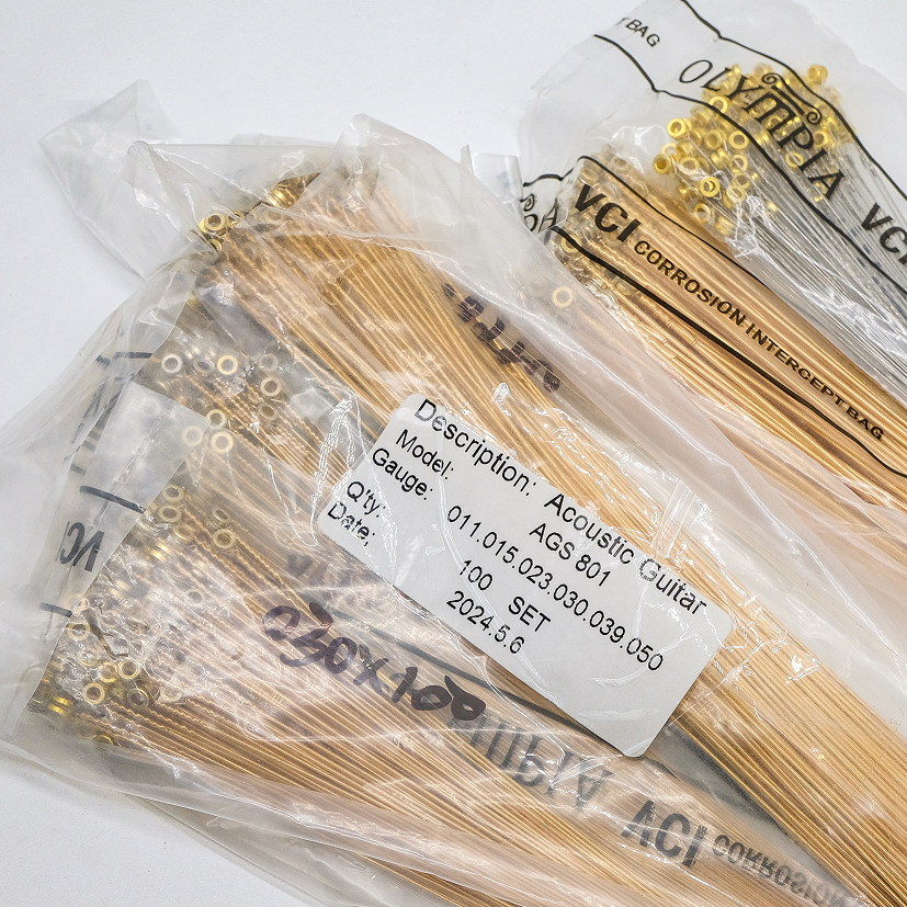 Olympia AGS801 สายกีต้าร์โปร่งระดับไฮเอนด์ No. 1 2 3 4 5 6 จากเกาหลี phosor bronze