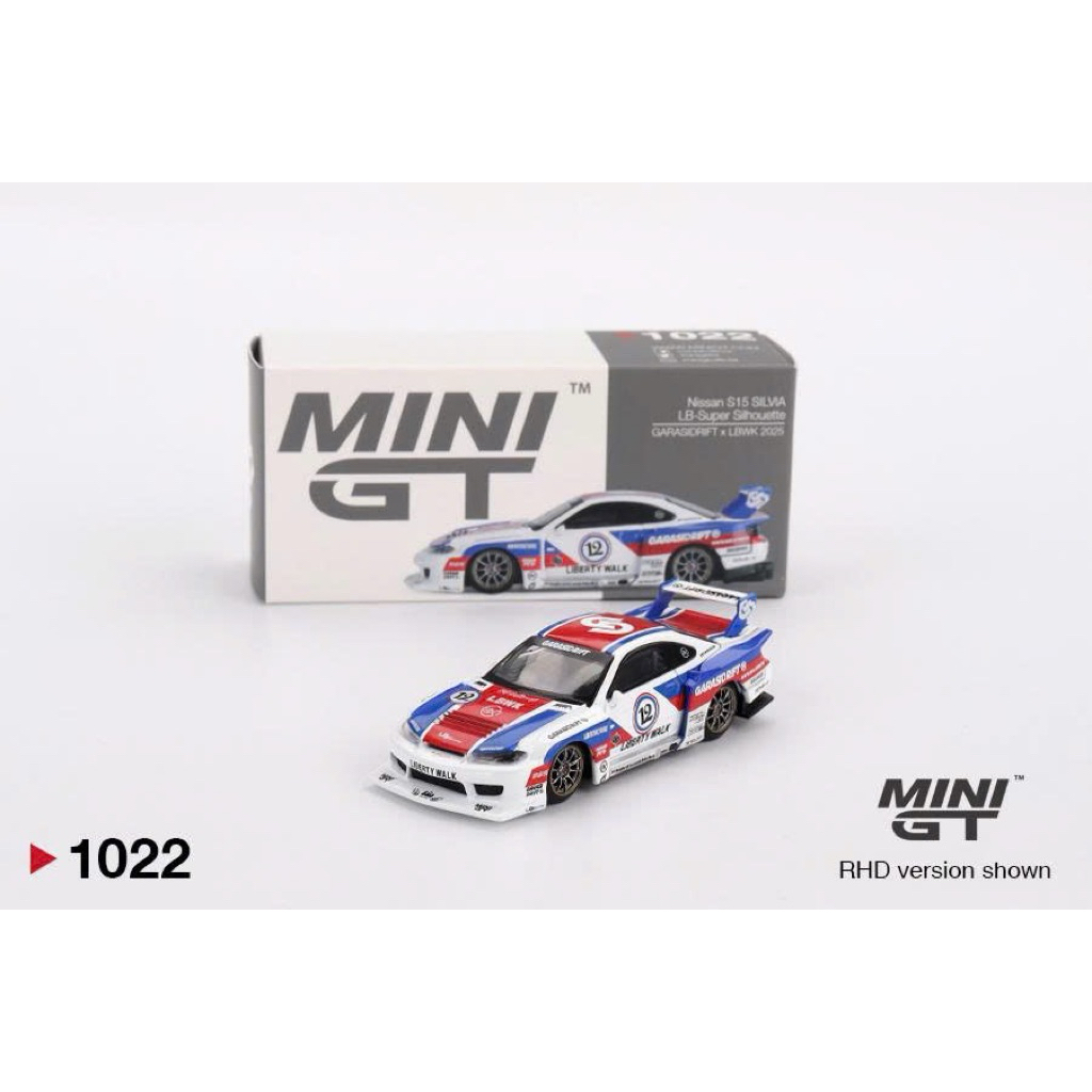 JuJutoy - Mini GT Nissan S15 เบอร์ 1022