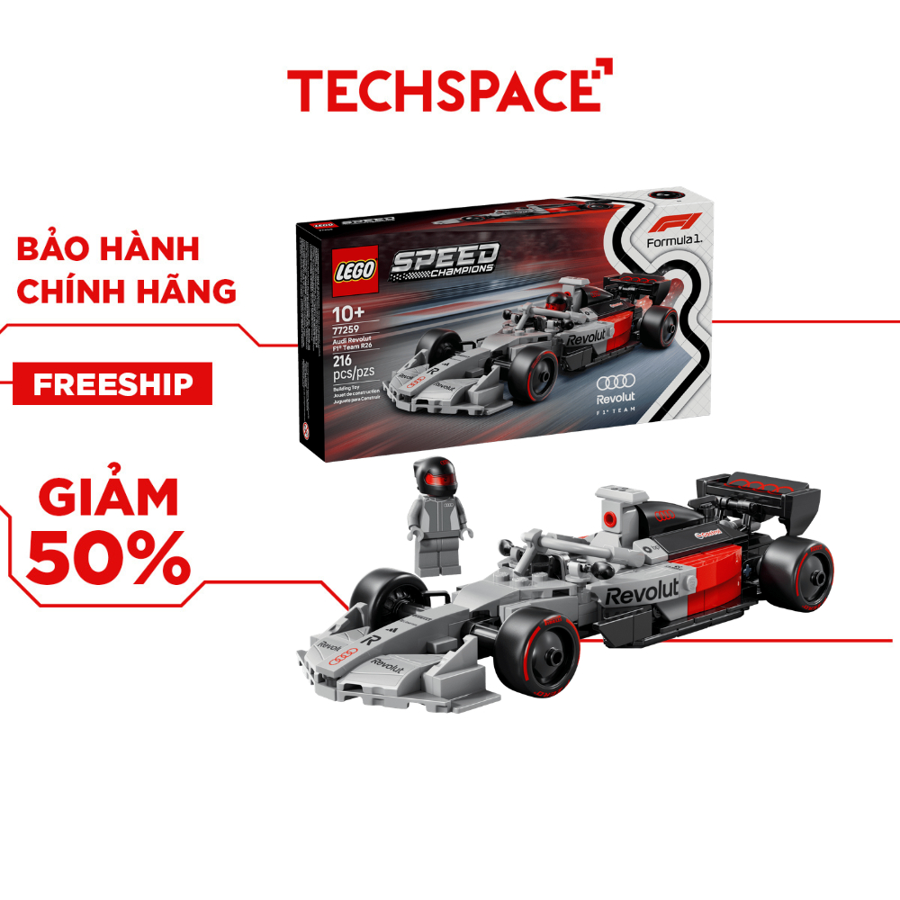 LEGO SPEED CHAMPIONS 77259 ชุดโมเดลรถแข่ง Audi F1