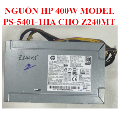 ️ HP 400W 80 PLUS PLATINUM COMPUTER SOURCE - MODEL PS-5401-1HA สําหรับ Z240MT(Z2 G4, ProDesk)