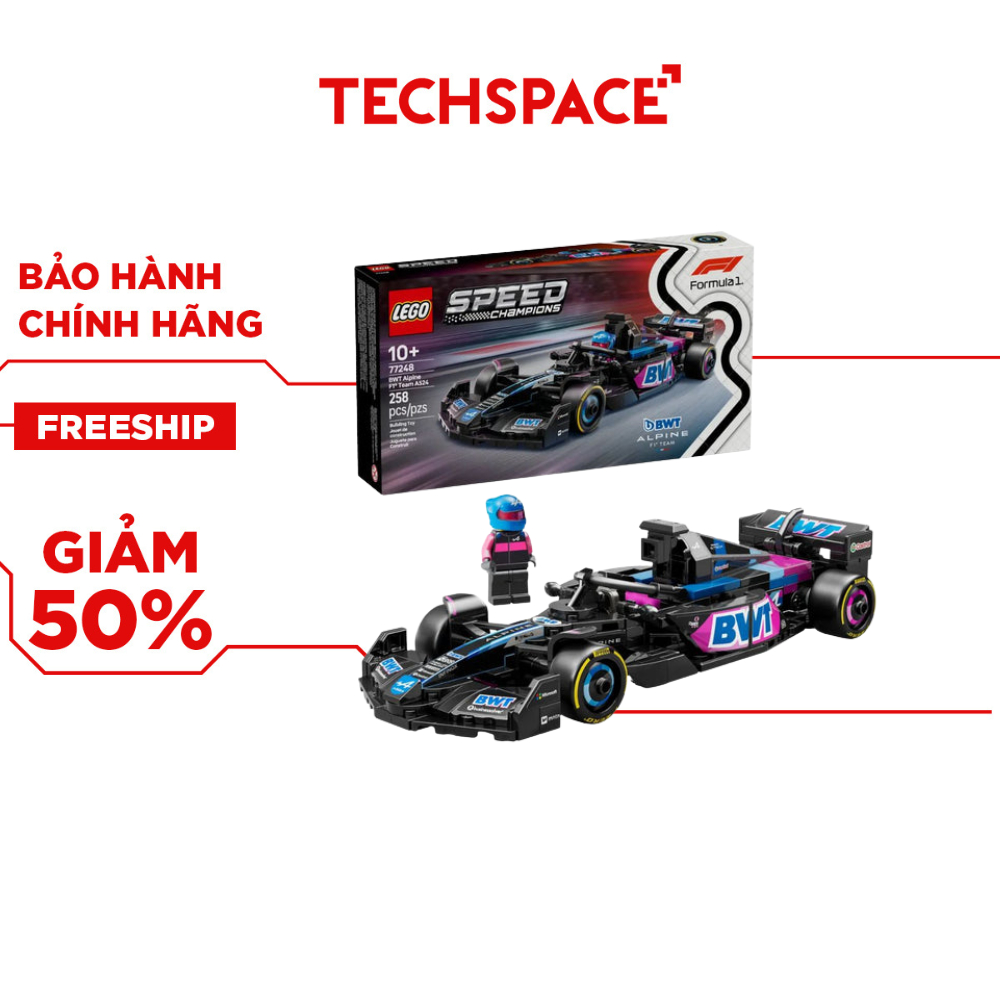 LEGO SPEED CHAMPIONS BWT Alpine F1 Team A524 77248 Model Set