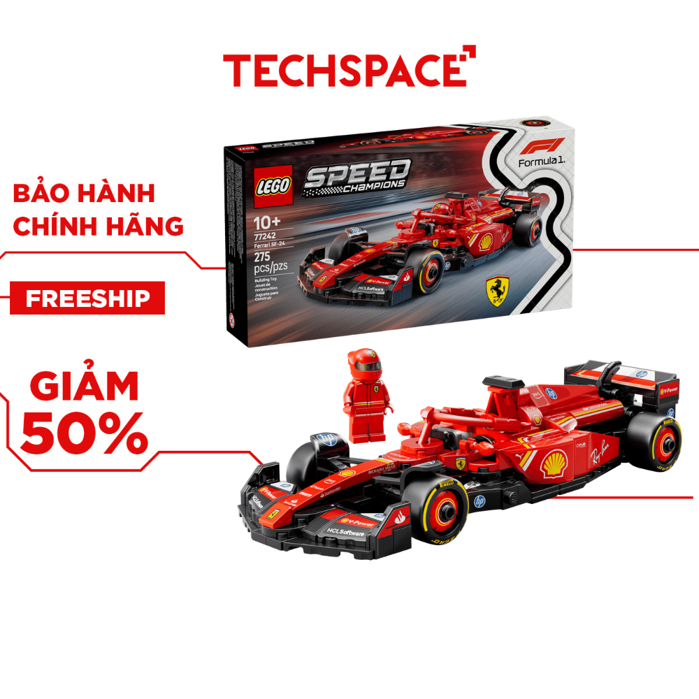 ชุดโมเดล LEGO SPEED CHAMPIONS Ferrari SF-24 F1 77242