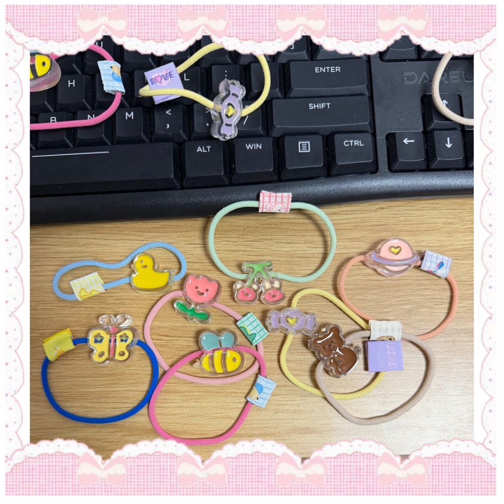 2c ยางรัดผมฮ่องกง น่ารักไม่ไหวeeee