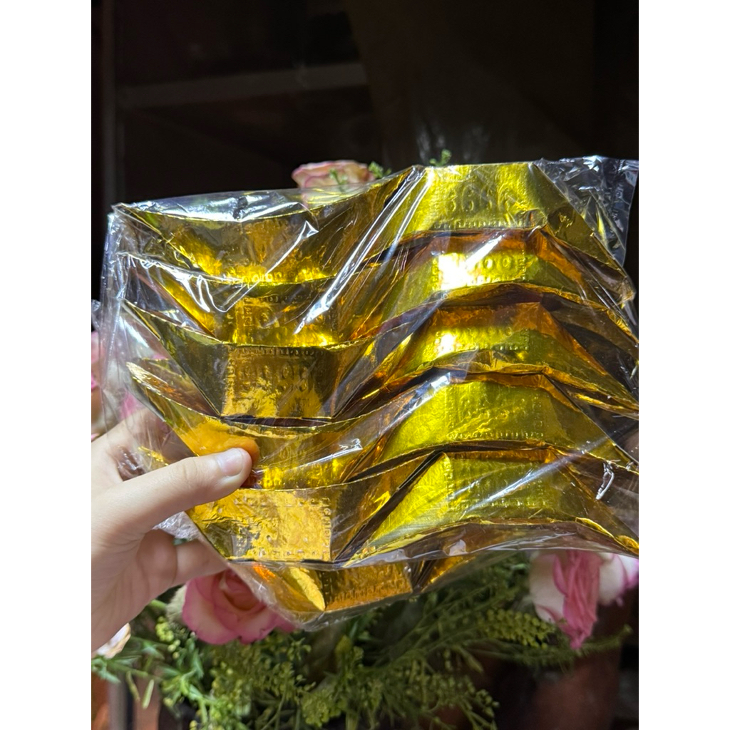 Gold Bars - Votive Gold - Boat Gold - 1 แพ็ค 10 แท่ง