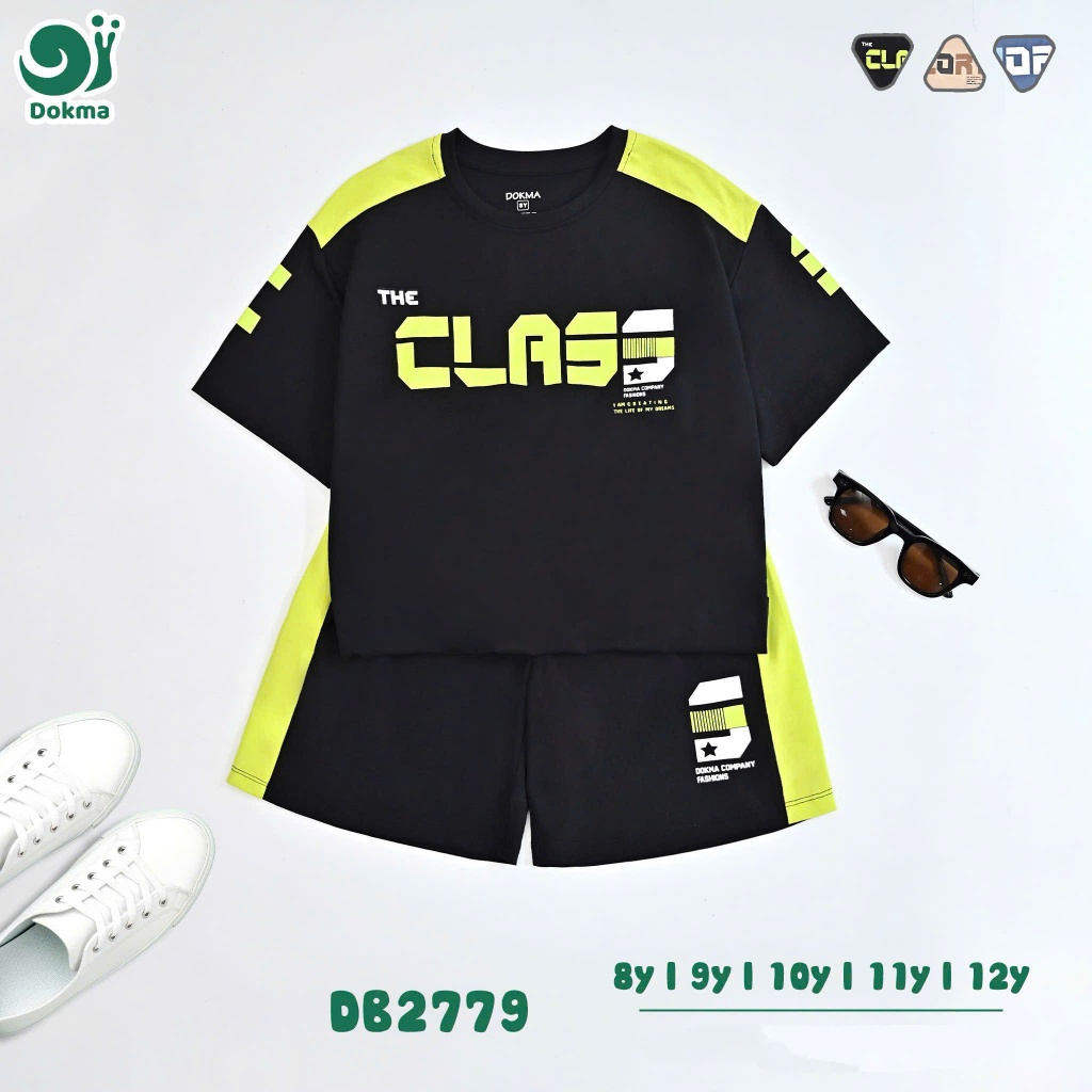 (3-12Y) DOKMA ชุดแขนสั้นเด็กชาย DB2065 DB2642 DB2643 DB3028 DB2779