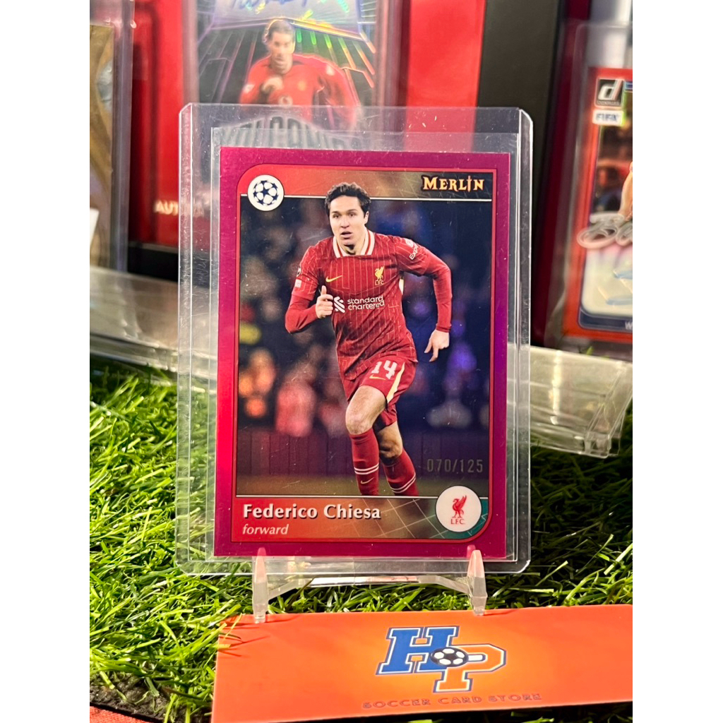 การ์ดฟุตบอล Kobie Mainoo /125 Topps Merlin Chrome 2024/25