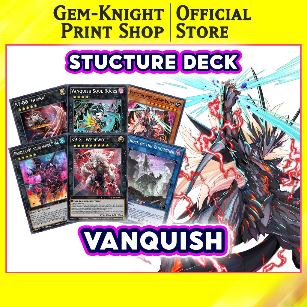 [การ์ดพิมพ์ลาย] Yugioh Deck - Structure Deck: Vanquish Deck