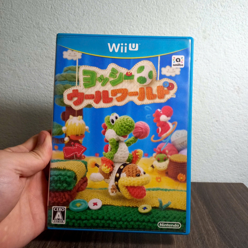 Yoshi Woolly World Wii U Japan Fullbox