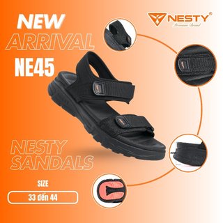 [NE45_Hỏa Tốc] Dép Sandal NESTY Nam/ Nữ Quai Dù Đế Êm Chống Trượt Khóa Dán Chính Hãng