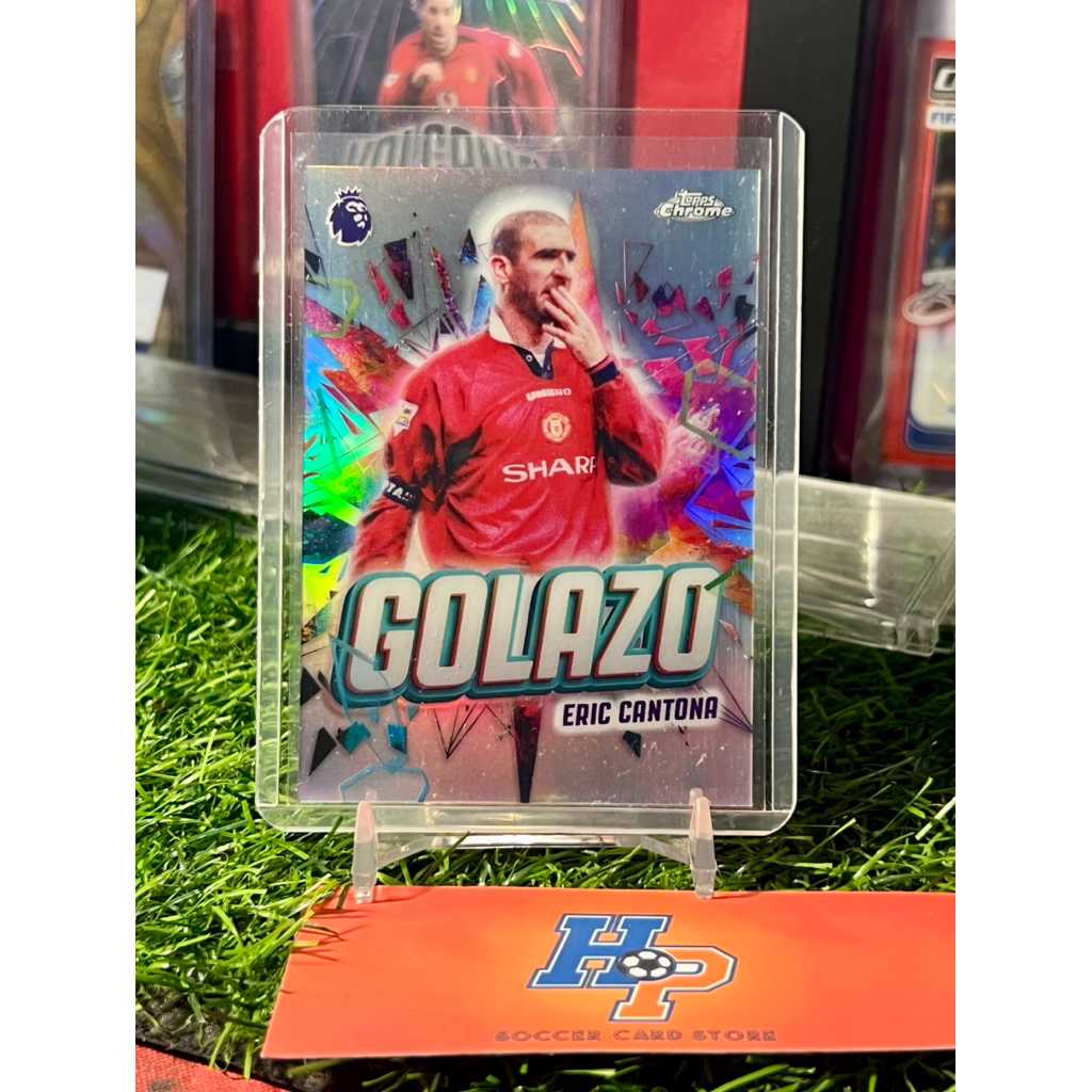 การ์ดฟุตบอล Eric Cantona Golazo Topps Chrome EPL 2025/26