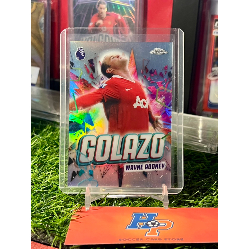Wayne Rooney Golazo Topps Chrome EPL 2025/26 การ์ดฟุตบอล