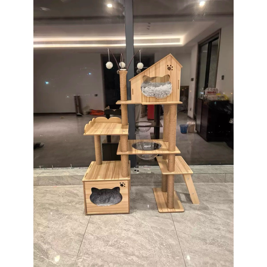 🏡 Cat Tree - Cat Tree เป็นเรียบง่ายแต่เย้ายวนใจแมว - รุ่นใหม่ 2026