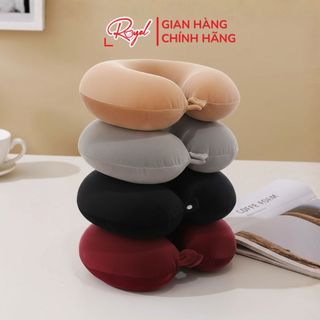 Gối chữ U cao su non Royal chống mỏi cổ phù hợp đi du lịch nơi văn phòng